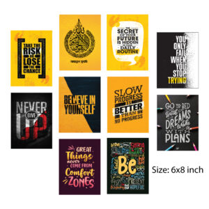 10 pieces English Motivational Quotes